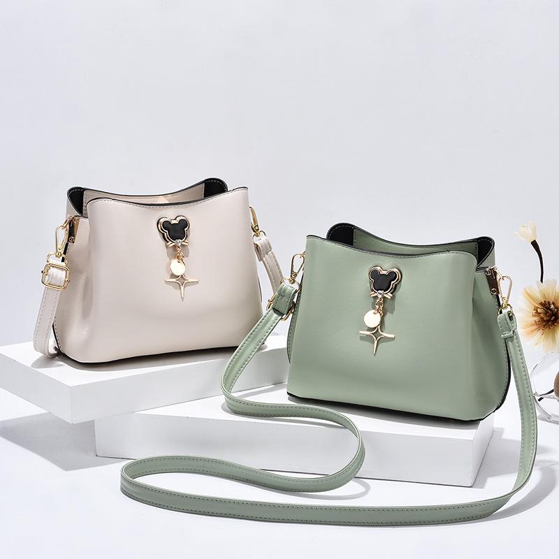 Trendige Damen-Eimerhandtasche aus weichem Leder 2025 - Großes Fassungsvermögen, Vielseitige Schulter- und Umhängetasche