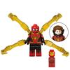 (Style B 8pcs) 16PCS Super English Female Panther Venom Spider Man Thor Iron Man Minifigures Toys Fit Lego