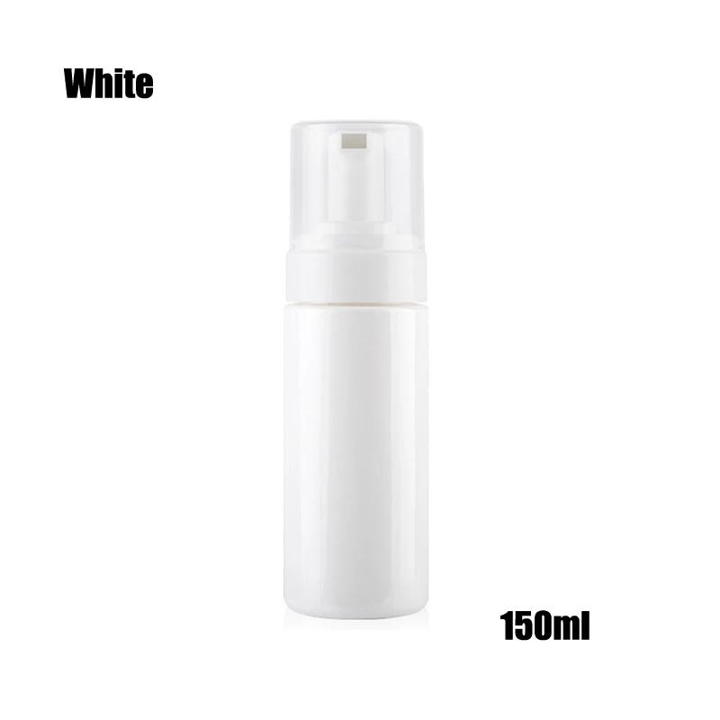 12pcs 30/50/60/100/150/200ml Plastic Transparen Foam Pump Bottle Empty Cosmetic White Soap Dispenser Foaming Bottle with Pump