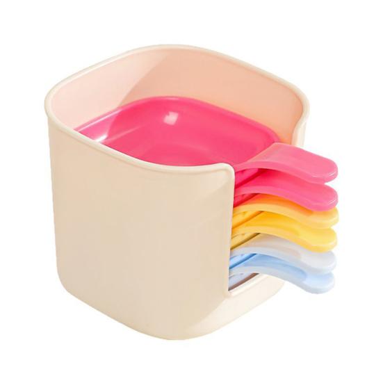 6Pcs Sauce Dish with Storage Rack Seasoning Dishes Dipping Bowls Small Food Storage Container for Candy Dessert Appetizer Nuts