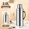 Large Capacity Double-Layer Stainless Steel Insulated Hot Water Bottle
