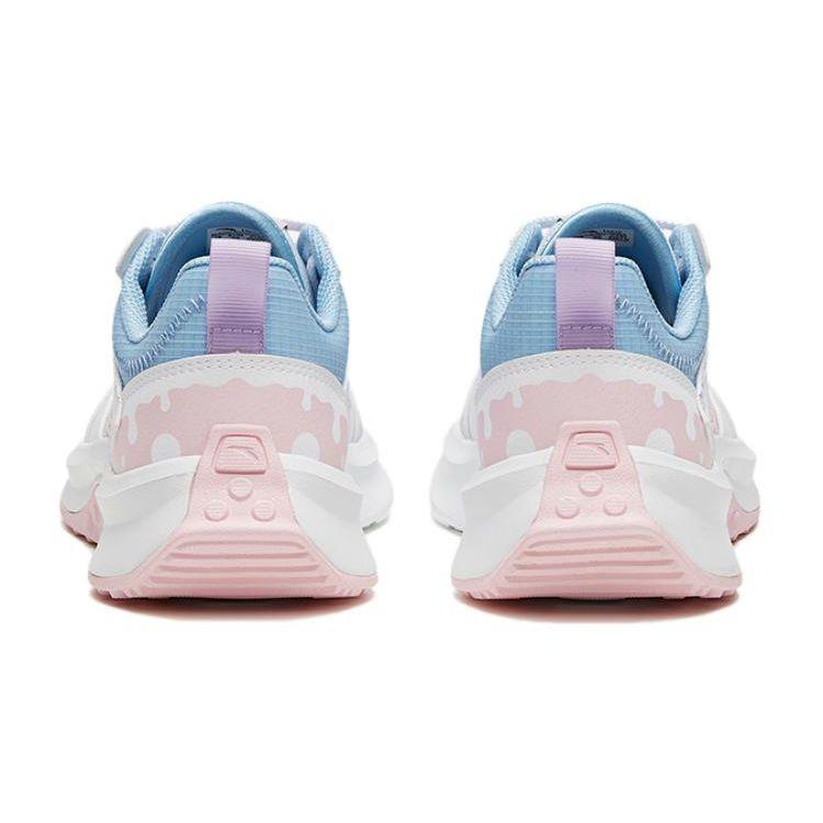 Anta Comfortable Versatile Kids Casual Shoes Kids Sneakers White Blue Pink 322328807-3