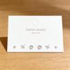 Star & Heart Rhinestone Stud Earrings Set - 3 Pairs