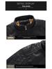 Men's Leather Motorcycle Jacket - European Size, Autumn/Winter, Warm Velvet, Casual PU Leather with Stand Collar.