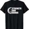 C597 STRENGTH AND HONOR T-Shirt Workout Gym MMA Fitness