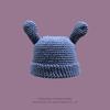 Ruffian Baby Monster Shrek Knitted Pullover Autumn and Winter Devil Long Braid Cartoon Handmade Wool Hat Tide
