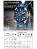 Men's Fashionable Multifunctional Luminous Waterproof Quartz Sports Watch