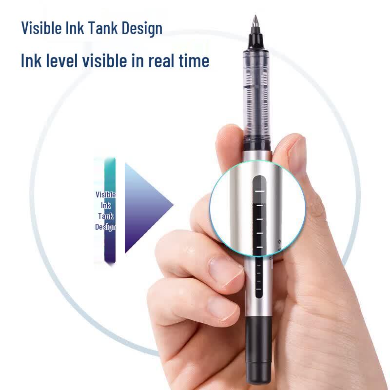 Deli S656 Black 0.5mm Gel Pen - Box of 12