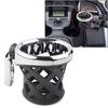 Motorcycle Handlebar Cup Holder Drink W/ Mesh Basket Mount Universal For Harley