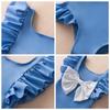Summer Girls Swimsuit One Piece Swimsuit Bowknot Swimwear For Children Summer Bikini Bathing Suit 1-6 Years