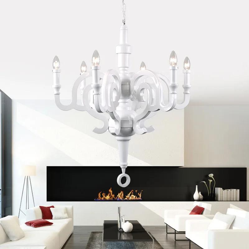 Modern Art Wood-plastic Composite Pendant Lights Pendant Lamps Dinning Room Restaurant Retro Lighting Fixtures Home Luminaire