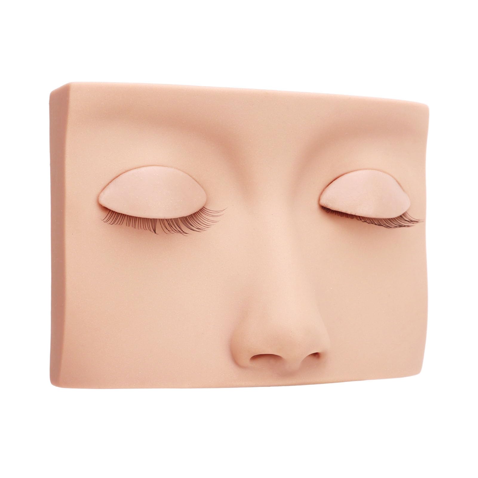 

Lash Mannequin Head, Removable Silicone Replacement Eyelash Mannequin Head, Eyelash Extension Training Practice Head for Eyelash Practice Makeup