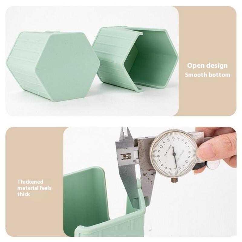 Mouthwash Cups Holder Stackable Silicone Cup Dispenser For Bathroom Sink Counter Space-Saving Mouthwash Cup Holder Small