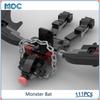 MOC Building Blocks DIY Assemble Bricks Monster Bat (Rideable) Model Creative Educational Collection Display Toys Gifts 111PCS