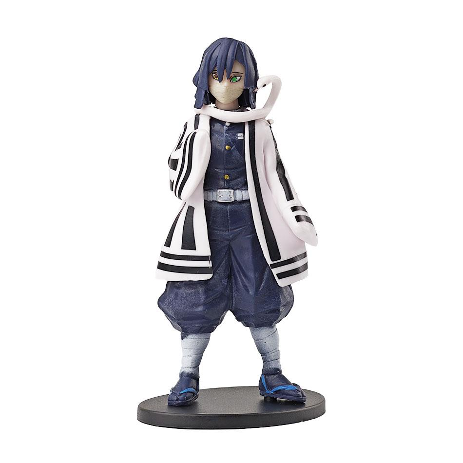 Demon Slayer Kimetsu No Yaiba Action Figure Set - Kamado Tanjirou with Sword Agatsuma Zenitsu And Nezuko as Warrior PVC Model To