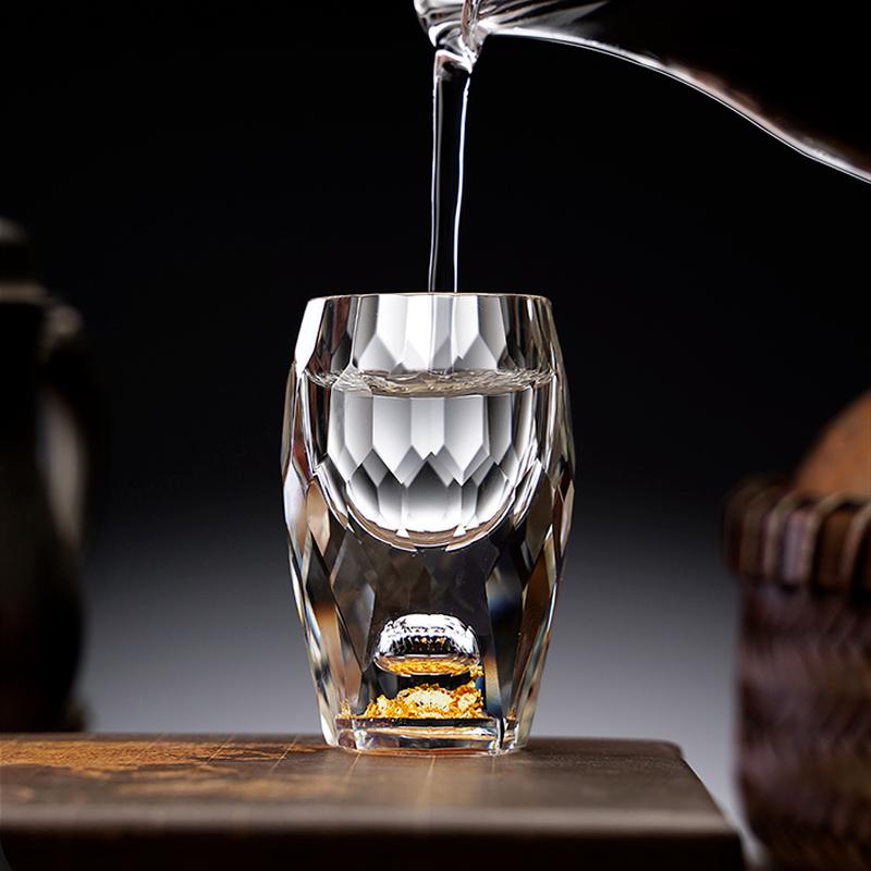 Crystal Glass White Wine Glass Set Portable Travel Wine Set Flagon Wine Dispenser Hip Flasks Shot Glass Drinkware Set with Bag