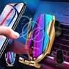 Autotelefonhalter NEUES Qi Drahtloses Ladegerät Autoladegerät Smart Infrarot-Sensor Lüftungsschlitzhalterung Handyständer Halten