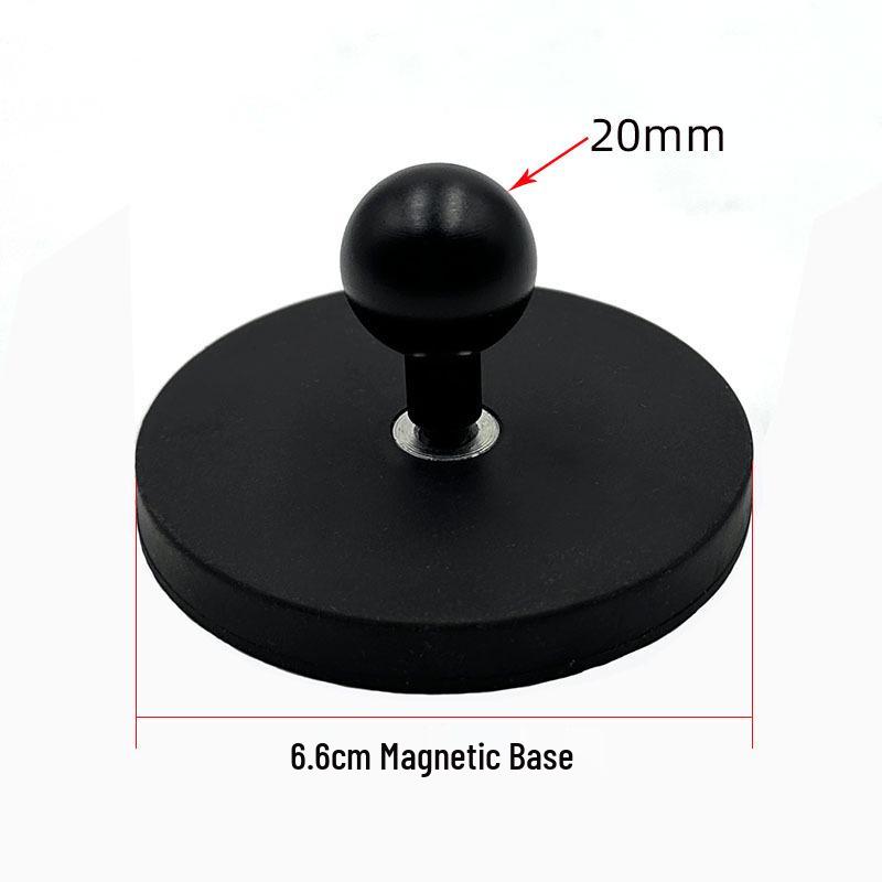 17mm Magnetic Car Mount & Phone Clip Holder with Aluminum Alloy Connector