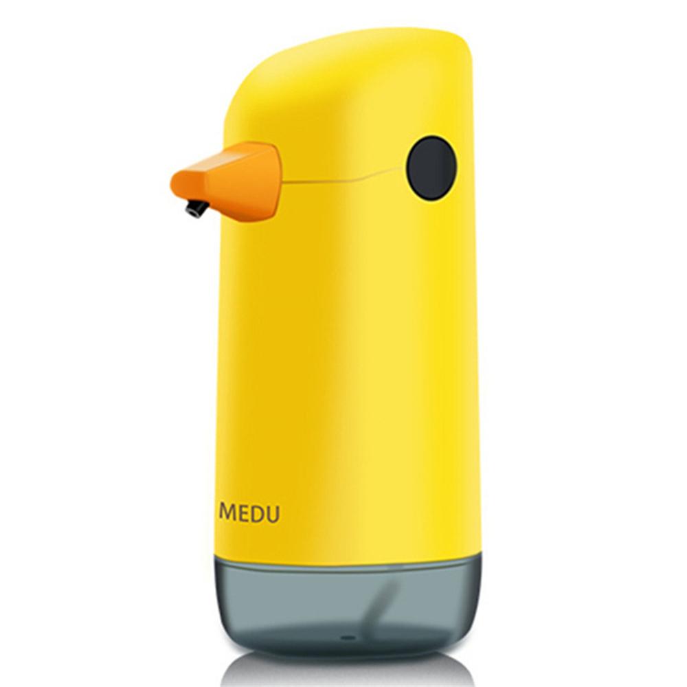 

Автоматический дозатор мыла для пены для детей, милый дозатор жидкого мыла в форме утки, 220 мл, умная бесконтактная машина для мытья рук в ванной