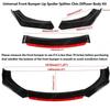 For Honda Civic Hatchback 2016 2017 2018 2019 2020 2021 Front Bumper Spoiler Splitter Front Shovel Guard Body Modification Kit