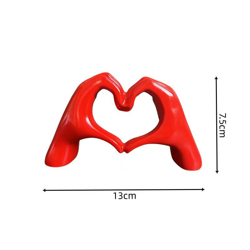 Heart-Shaped Love Ornament for Desktop - Perfect Valentine’s Day or Birthday Gift