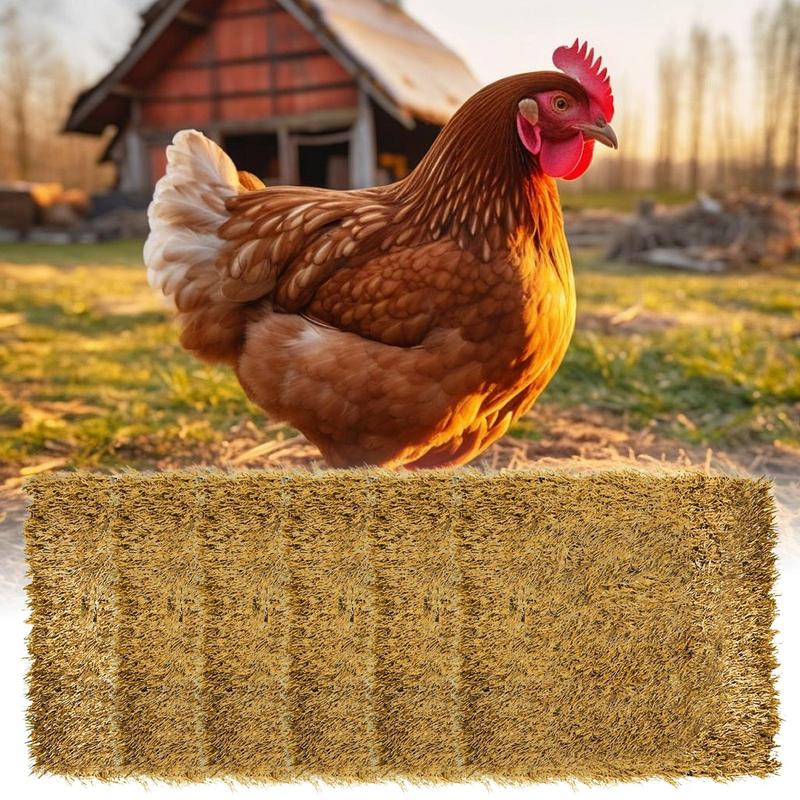 6PCS Chicken Nest Pads Chicken Nest Pads Coconut Brown PadsPoultry Pet Nests Easy To Clean Hen Nest Pads Pet Supplies