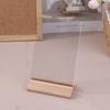 A4/A5/A6 Table Top Acrylic Sign Holder Stand Double Sided Clear Picture Frames Sign Holder Menu Recipe Display Cards Signboard