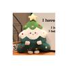 Christmas Tree Man Plush Pillow With Pp Cotton Filling For Holiday Home Decor