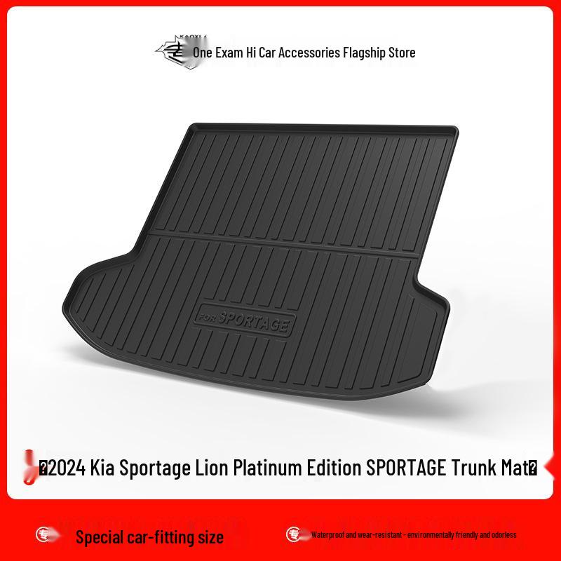 

Водонепроницаемый коврик в багажник из ТПЭ для 2024 Kia Sportage Lion Platinum – Экологичный и прочный No Specification
