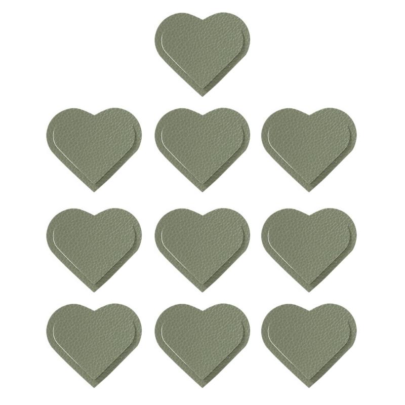 10 Pcs Bible Bookmarks PU Leather Bookmarks Heart Shaped Bookmarks Creative Page Marker Reading Supplies for Teacher