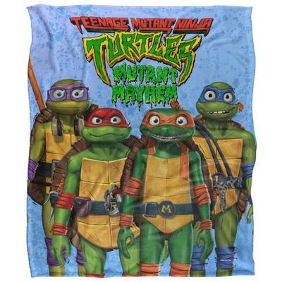 Teenage Mutant Ninja Turtles: Mutant Mayhem Turtle Teens Silky Supersoft Blanket