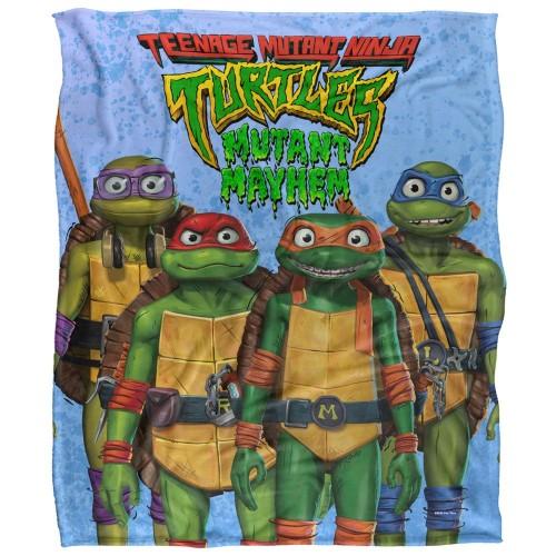 Teenage Mutant Ninja Turtles: Mutant Mayhem Turtle Teens Silky Supersoft Blanket