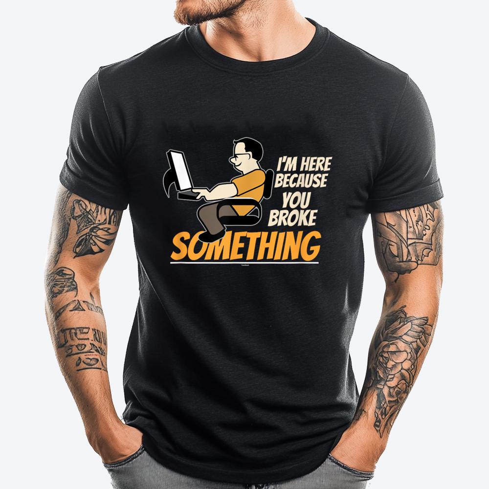 Programmer Computer Web Designer Programming Brand Clothing Tops Graphic Cotton Short Sleeve Japan Style - Men s Summer Cotto... S