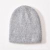 Autumn and winter solid color small sequins soft men's and women's warm wool hats Angola long rabbit hair knitted hat rabbit down cold hat