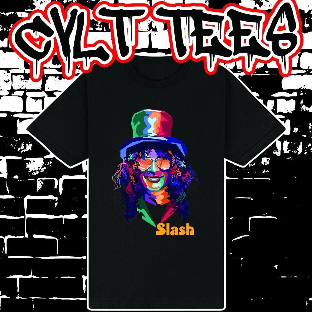 Men s and Women s T-shirts Slash Band Tee 100% Cotton S