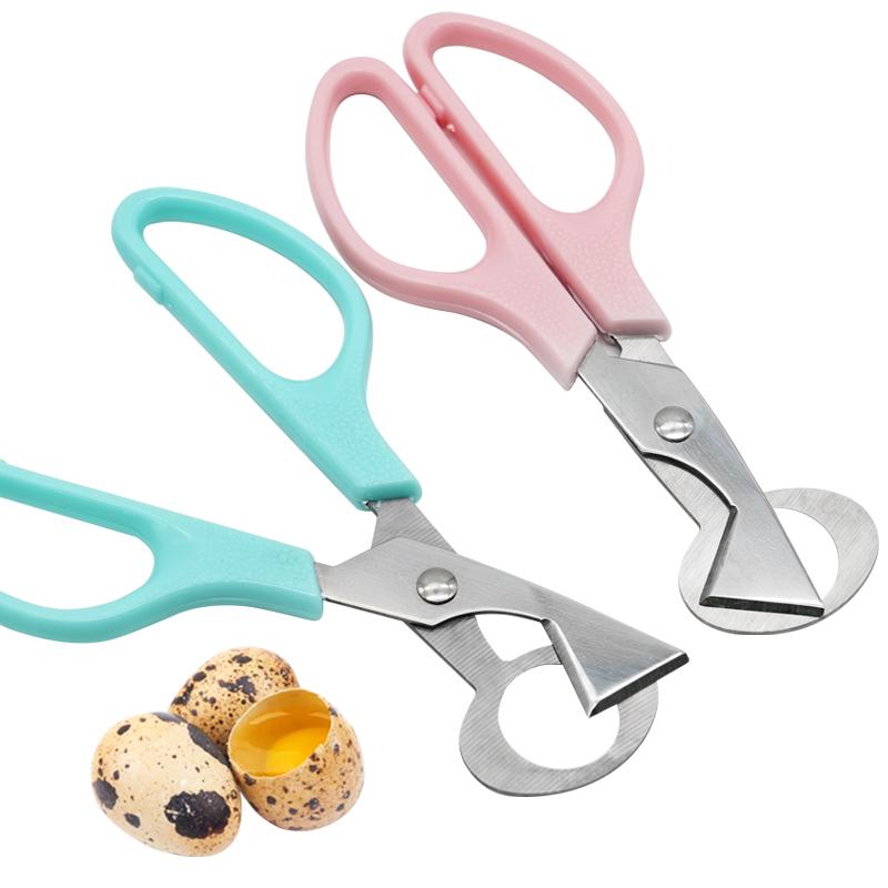 1Pcs Quail Egg Shell Scissors Rust Resistant Durable Cigar Cutters Multifunction Kitchen Tools Stainless Steel Blade