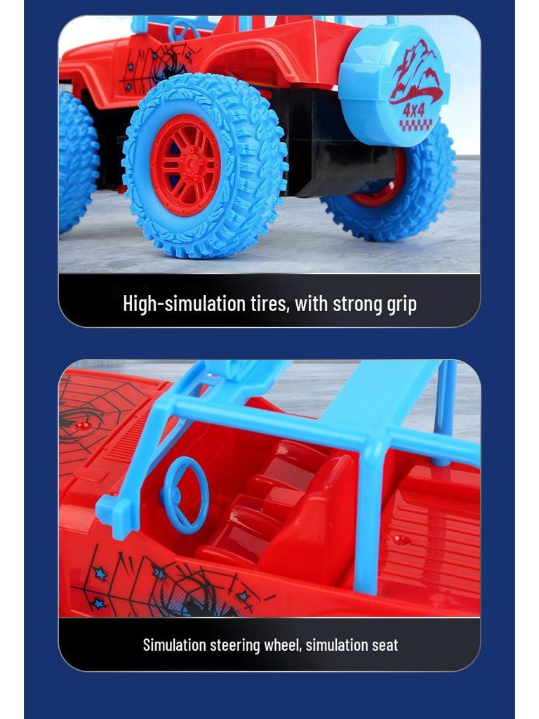 Spider Jeep Remote Control Off-Road Electric Toy Car for Kids