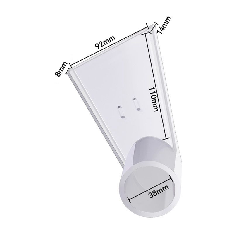 ABKS-Vacuum Cleaner Swivel Head Floor Nozzle Plastic+Stainless Steel Transparent Sofa Carpet Cleaner Nozzles Vacuum Cleaner Part