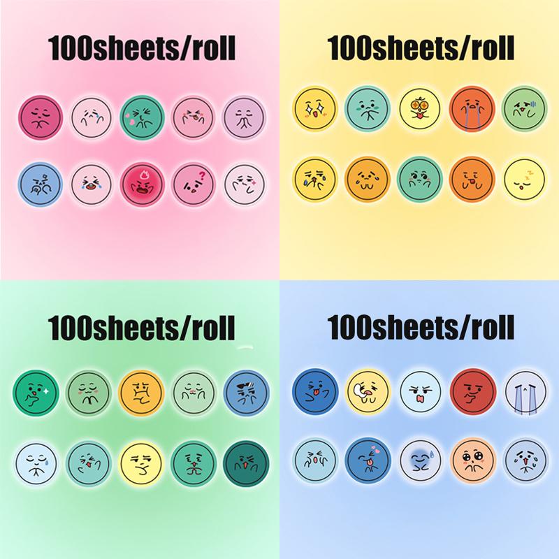 

4 стиля X 100 листов/рулон Высеченные наклейки из васи-ленты «Радостные моменты», Уплотнительные наклейки, Сделай сам, Коллаж для блокнота, Чехол для телефона, Фоторамка