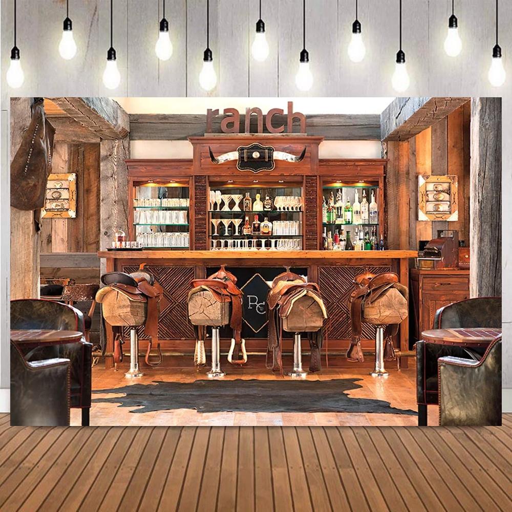 Western Cowboy Photography Backdrop Wild West Rustic Farm Barn Wooden House Kids Birthday Party Baby Portrait Photo Backgrounds7
