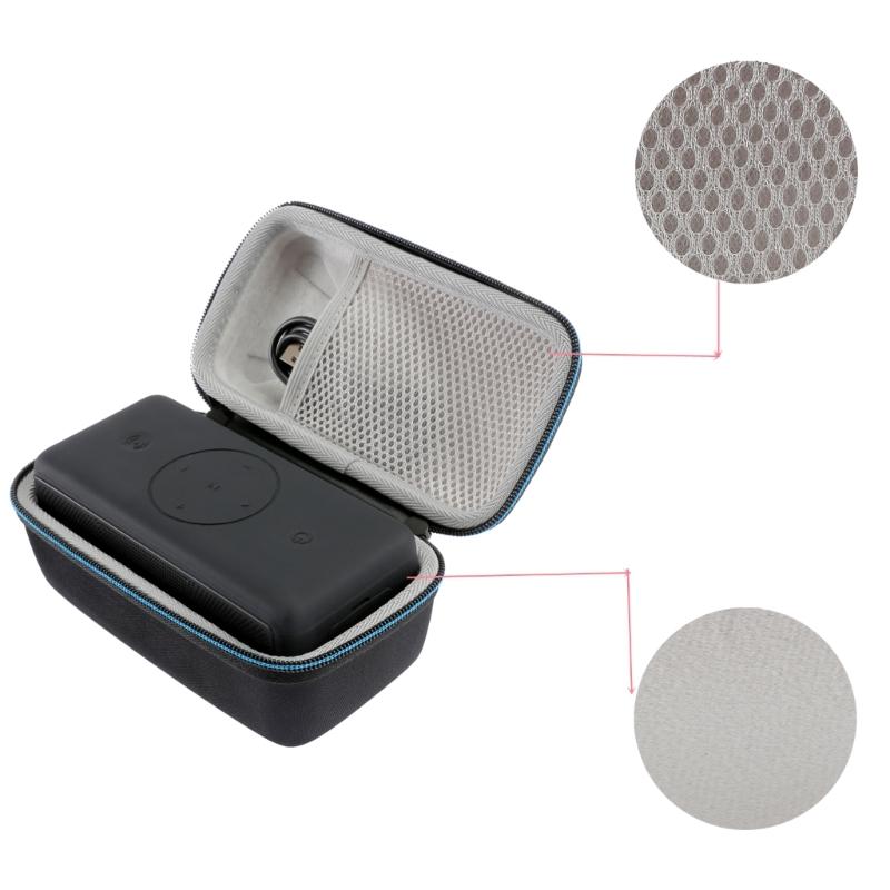 Square Speaker Bag Shockproof Carrying Storage Box for BOGASING M5 Speaker Bag with Inner Pocket Protective Holder