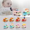 with Music Light Ice Cream Car Model Bright Colors Pull Back Car  Parent-child Interaction