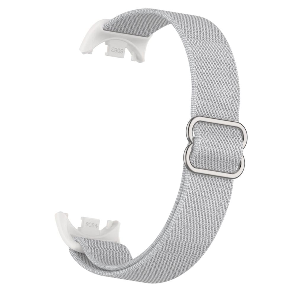 For Xiaomi Smart Band 9/Smart Band 8 Nylon Wrist Strap with Connector Elastic Watch Band