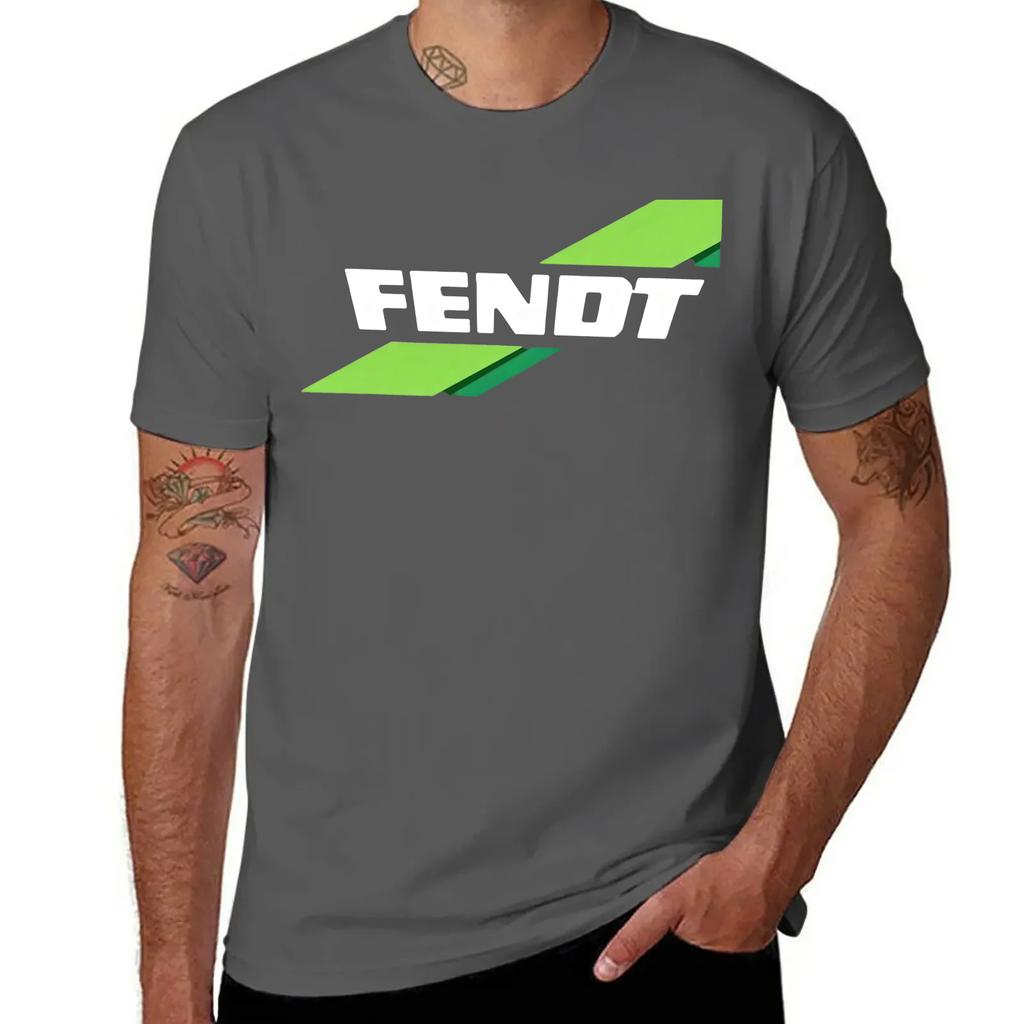 Tees Fendt Agricultural Farming Tractors Unisex Tshirt Casual Cotton Short Sleeve Loose Big Size Unisex Clothes Tops Printed T Shirt