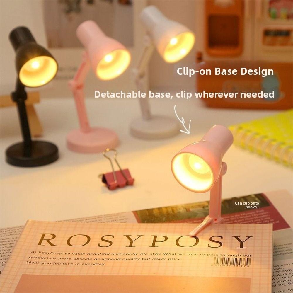 Mini Reading Night Lamp Foldable Bedhead Lights Creative LED Desk Lamp Student Dormitory