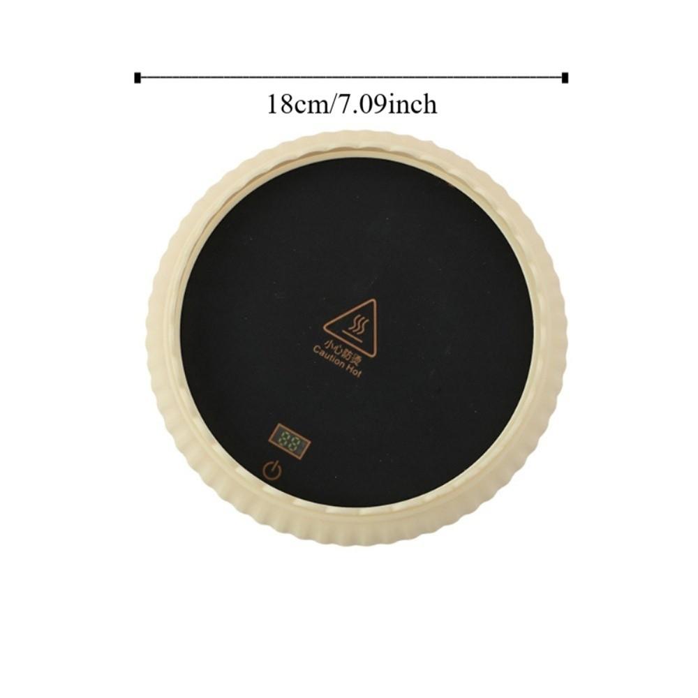 Round Dish Heating Plate Temperature-adjustable Cat Bowl Heating Pad Cat Bowl Heater  Winter