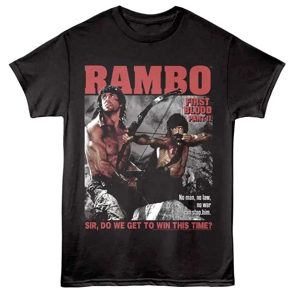

Rambo 2 Win This Time Men s T Shirt S