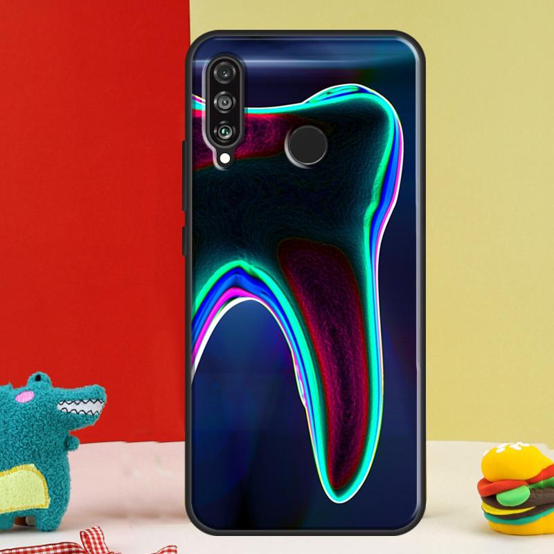 Dentist Dental Dent Tooth For Huawei Nova 12s 12i 11i 8i 9 10 SE Y91 Y90 Y60 Y70 Y72 Y61 P20 P40 P30 Lite P60 Pro Case