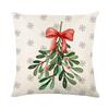 Christmas Decoration Cushion Cover for Sofa Livingroom  Pillow Case Home Decor Throw Pillow Cover Christmas Tree Print