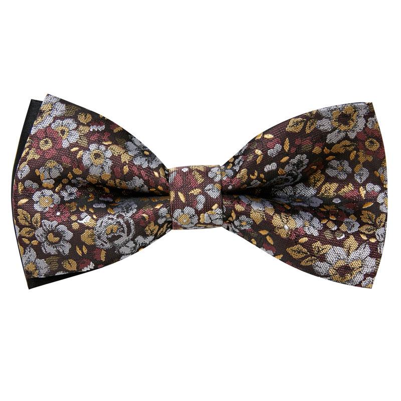 Men's Wedding Party Jacquard Bow Tie - Groom & Best Man Formal Wear Accessory